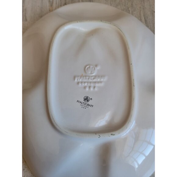 Pfaltzgraff Winterberry Christmas Heritage snowman plate mistletoe xmas - Picture 6 of 6